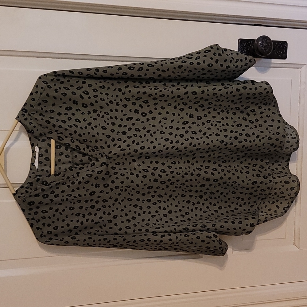 Lush XL blouse cheetah print
